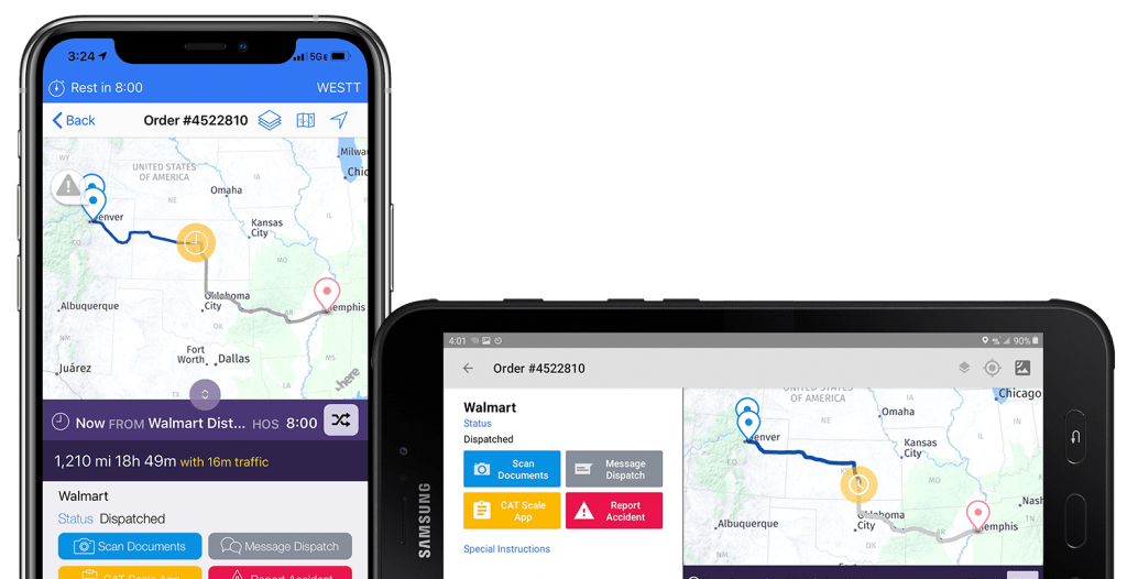 Driver Workflow Apps on iPhone and Android